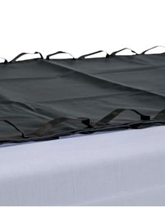 Reusable Flat Slide Sheet with Handles for Patient Transfers, Turning and Repositioning (78"L x 55"W)