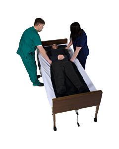 Reusable Flat Slide Sheet for Patient Transfers, Turning and Repositioning (78"L x 55"W)