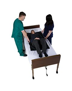 Tubular Reusable Slide Sheet with Handles for Patient Transfers, Turning and Repositioning (48"L x 28"W)