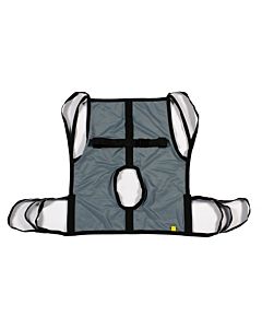 One Piece Commode Lift Sling with Positioning Strap